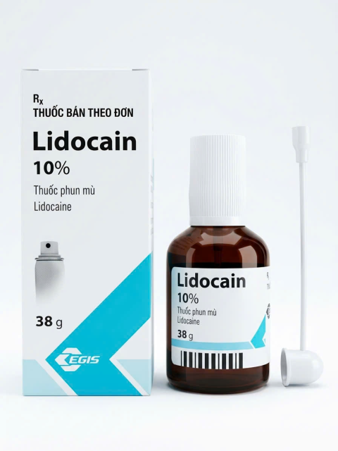 TÊ XỊT LIDOCAIN 10% - PHUN MÙ